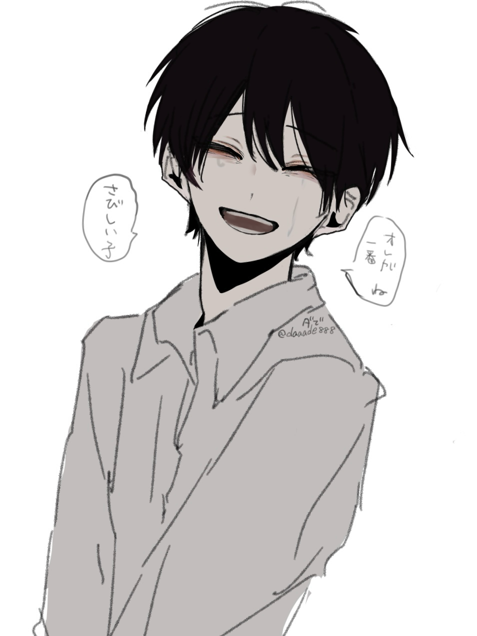 笑顔-创作男孩子