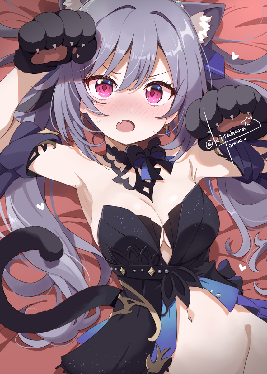 skeb喵刻晴插画图片壁纸