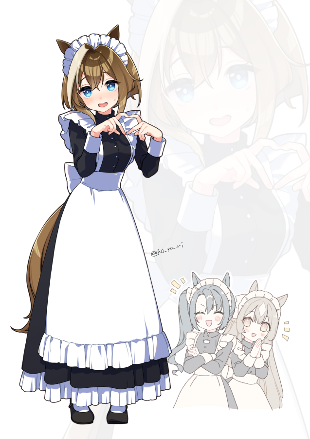女仆装插画图片壁纸