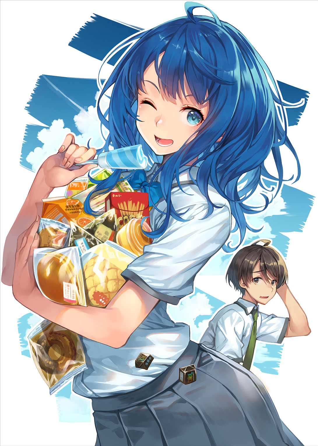 八奈見杏奈插画图片壁纸