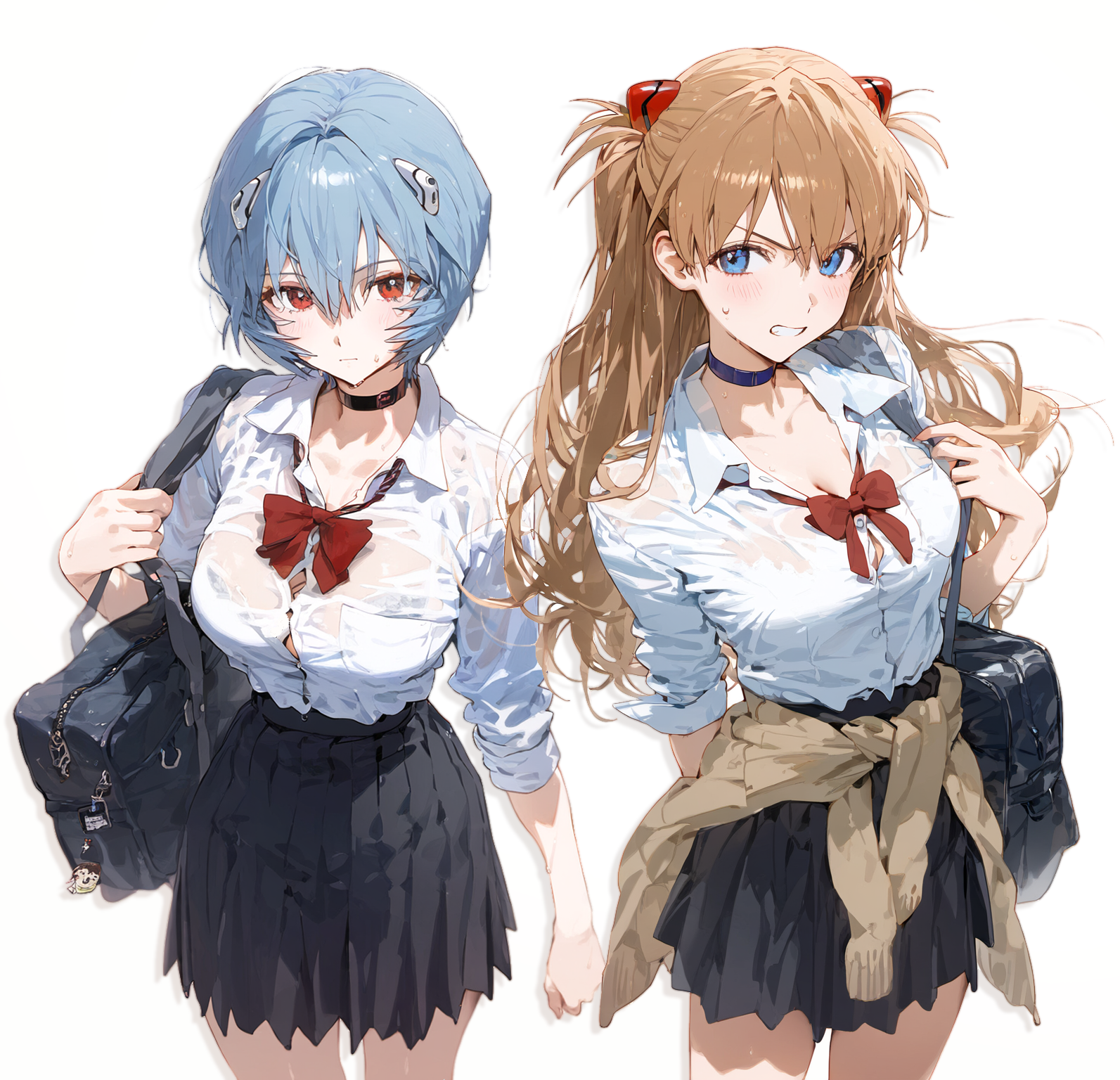 绫波制服插图集插画图片壁纸