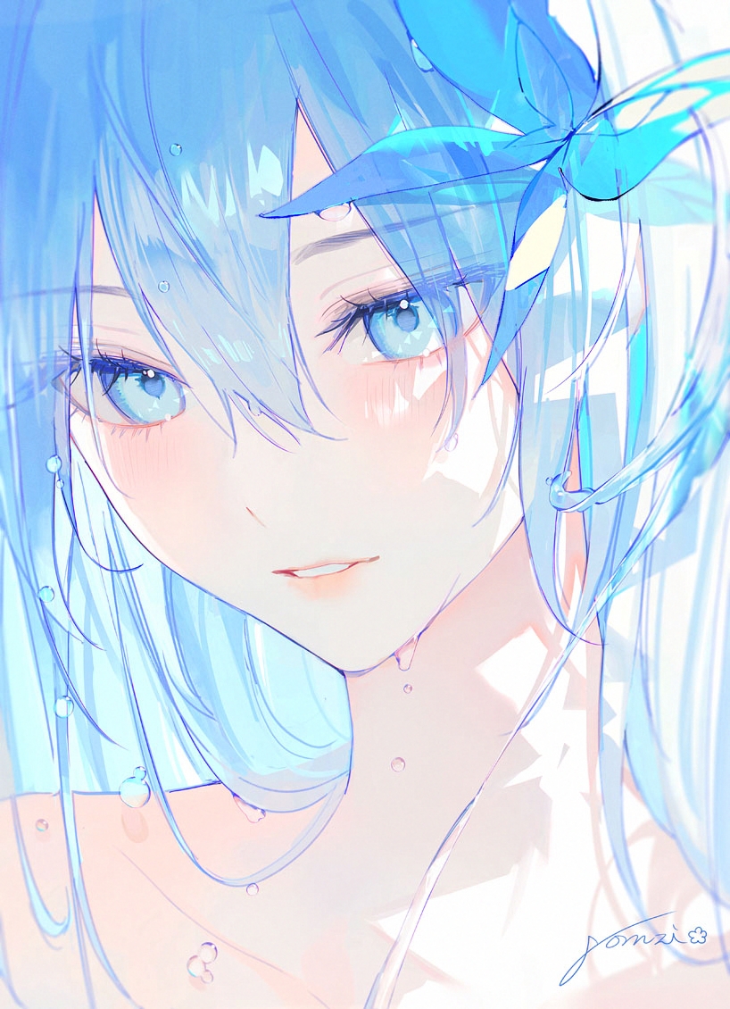 Blue插画图片壁纸