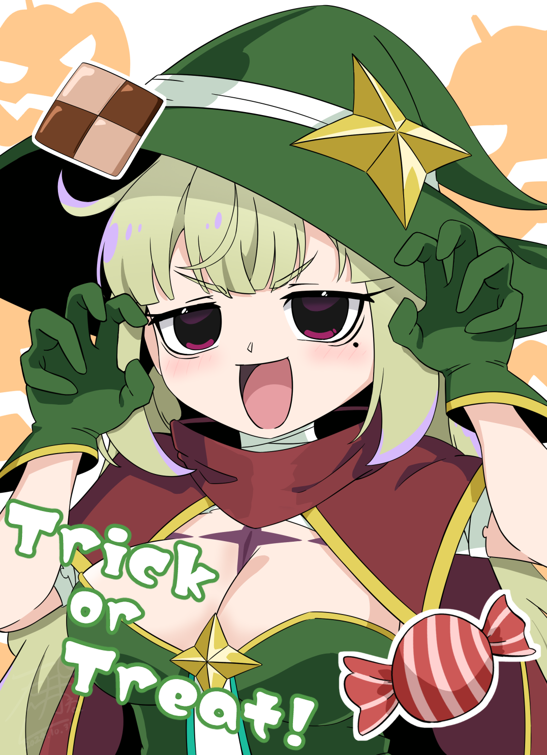 ハッピーハロウィン！レオパルト插画图片壁纸