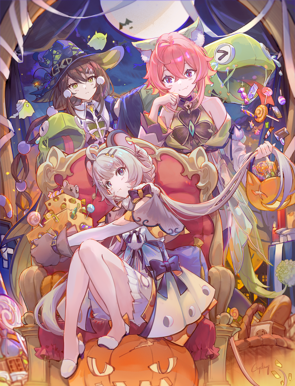 Halloween 2024插画图片壁纸