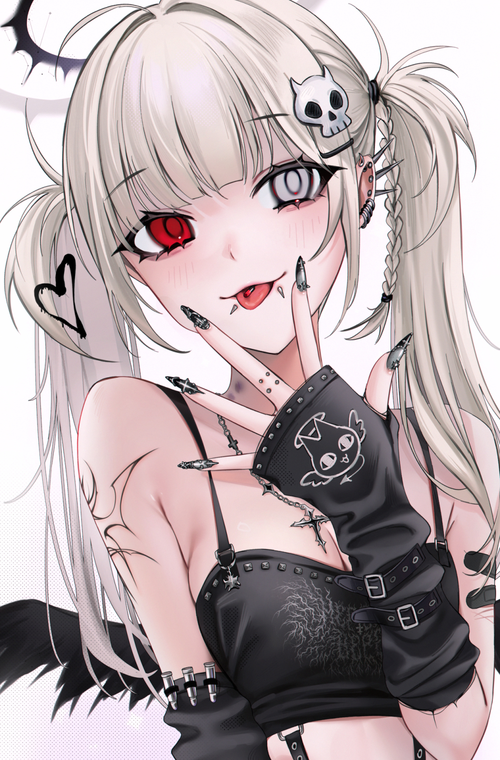 ドクロ插画图片壁纸