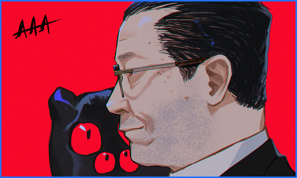 后藤先生和阿君插画图片壁纸