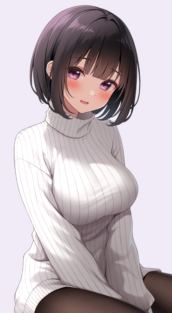 白色针织衫的井上先生插画图片壁纸