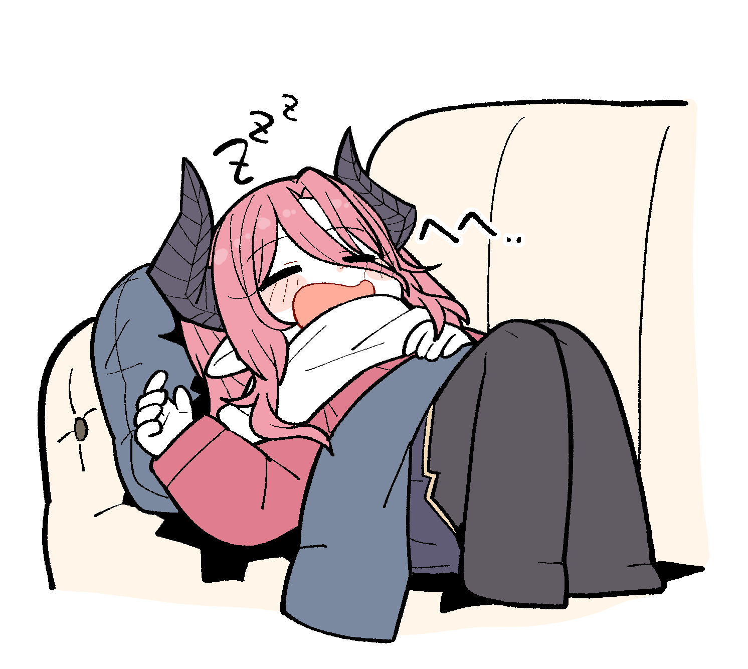 好温暖啊插画图片壁纸