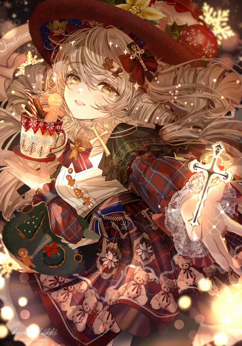 merryChristmas！圣诞曲奇&茶之妖精插画图片壁纸