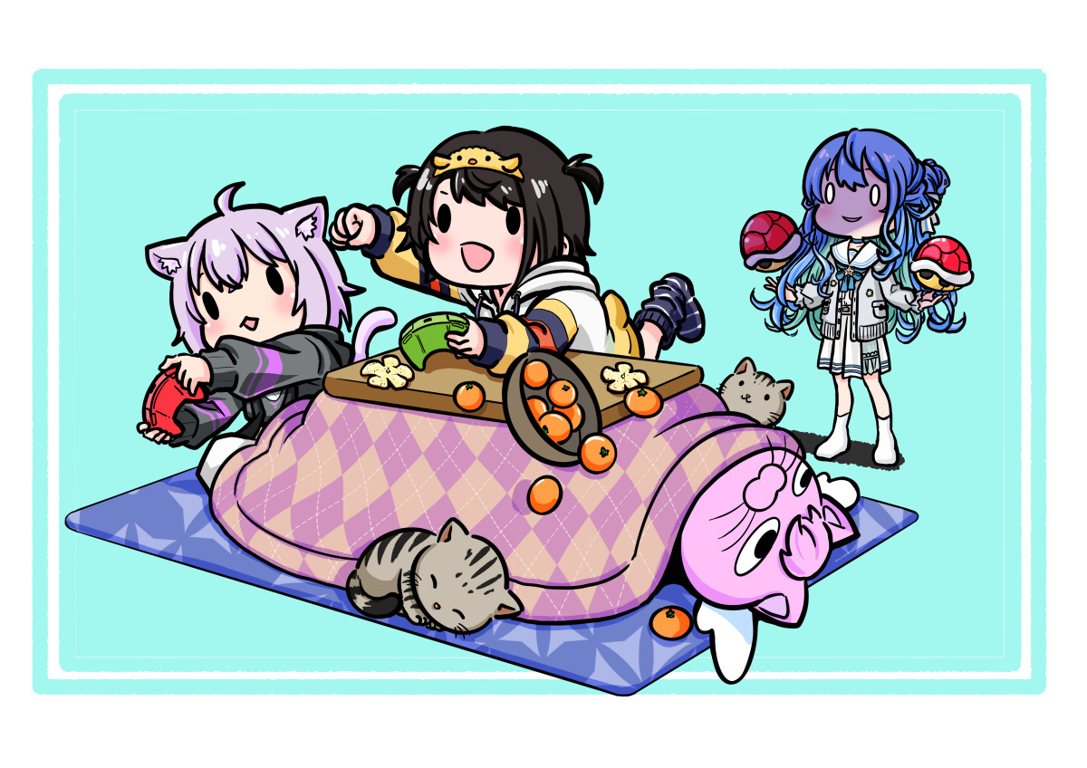 マリカなスバおかに忍び寄るすいちゃんの影插画图片壁纸