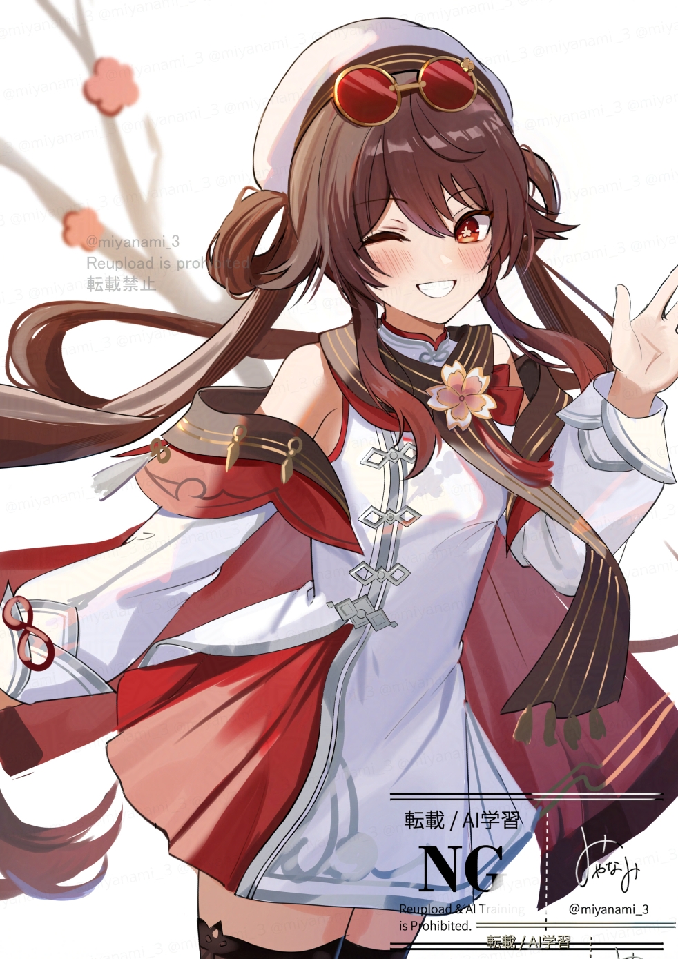 胡桃ちゃん新衣装かわいい插画图片壁纸