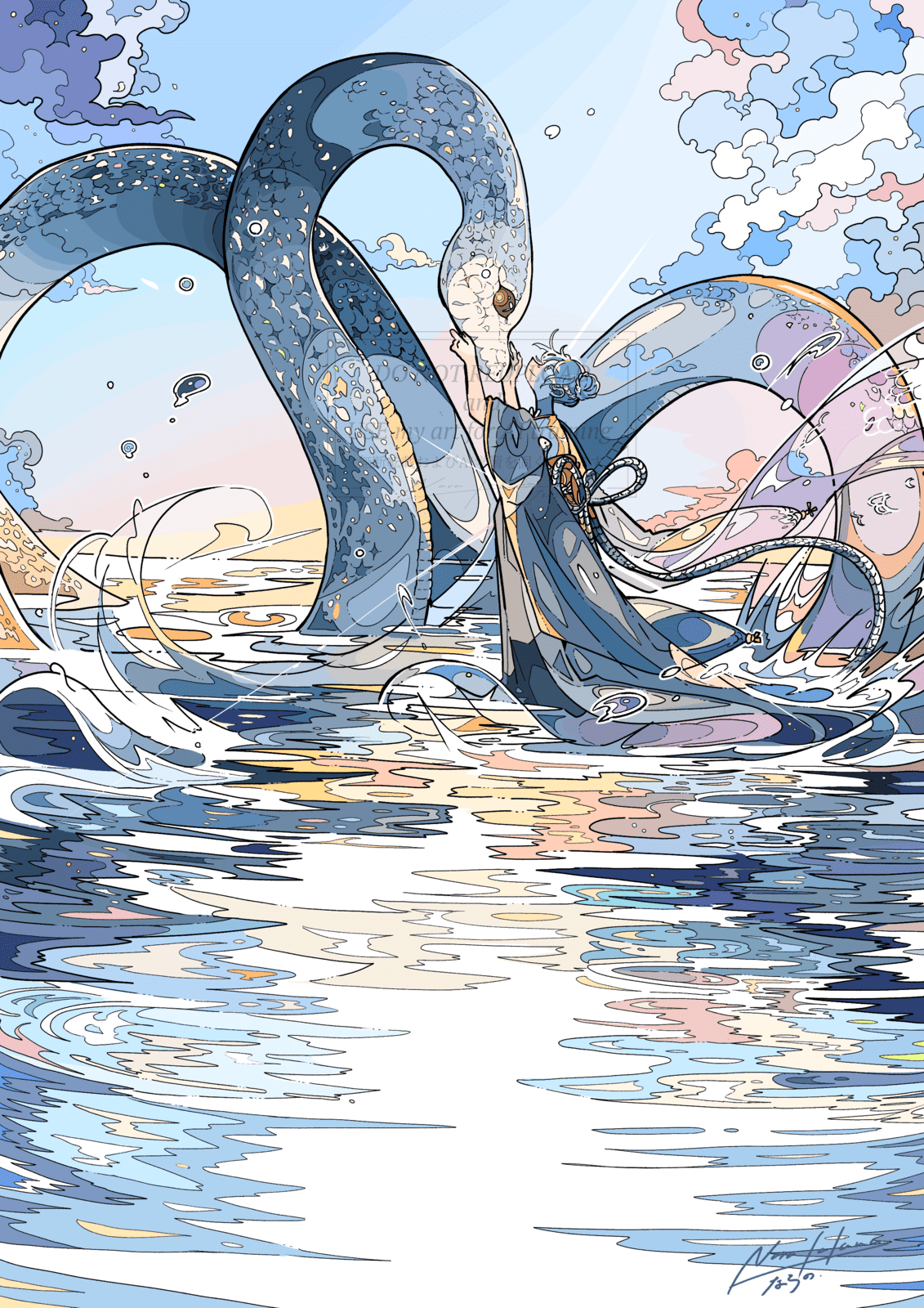希望将来扩大插画图片壁纸