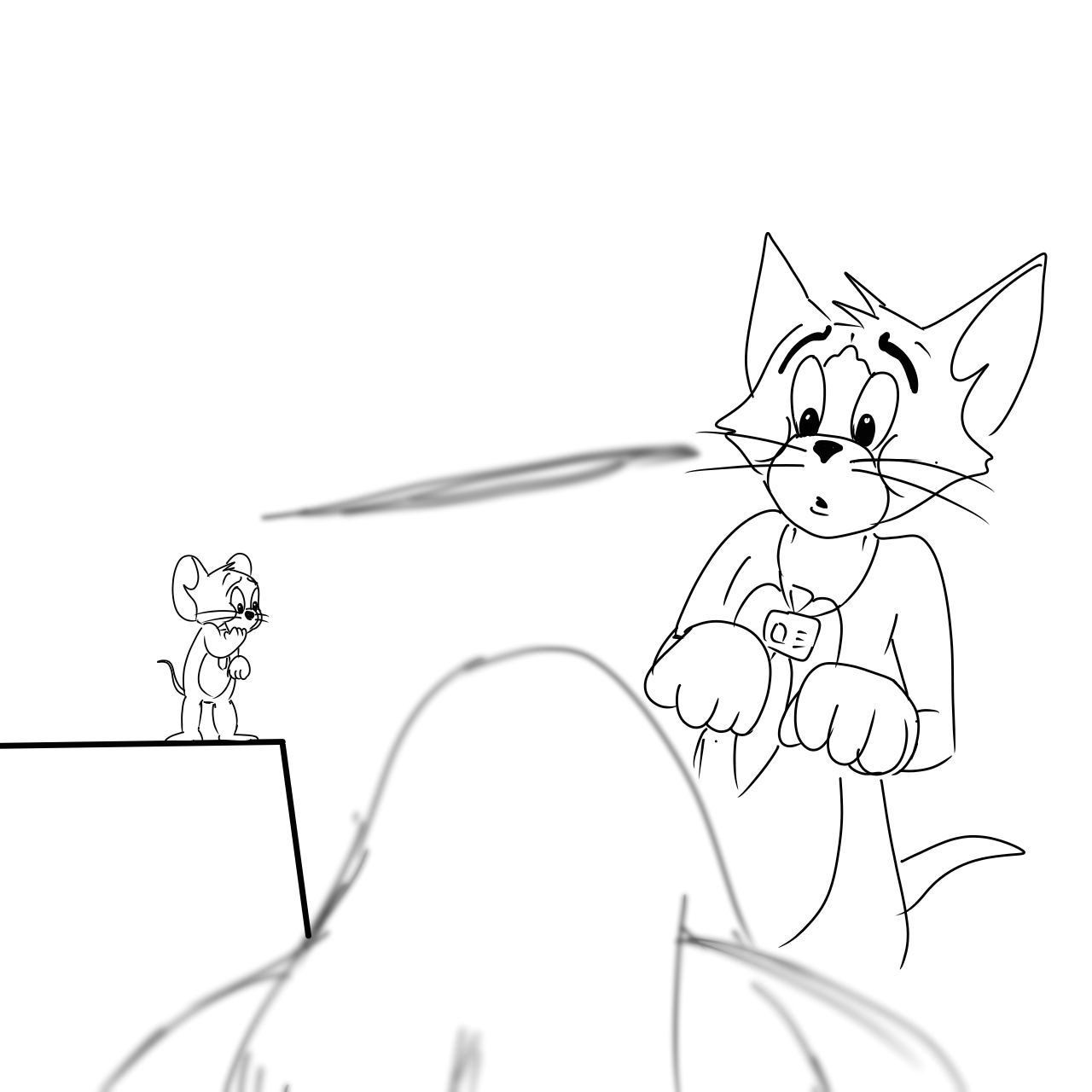 トムとジェリー先生とサオリ头像同人高清图