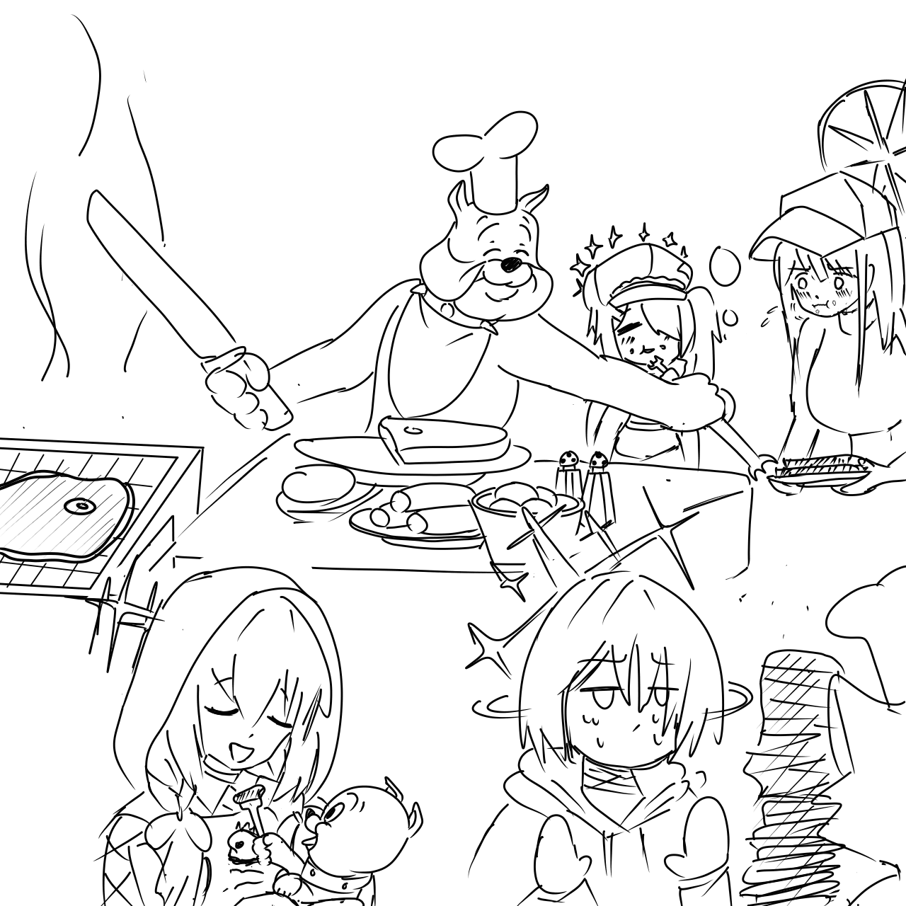 全て終わって-トムとジェリー先生交叉路