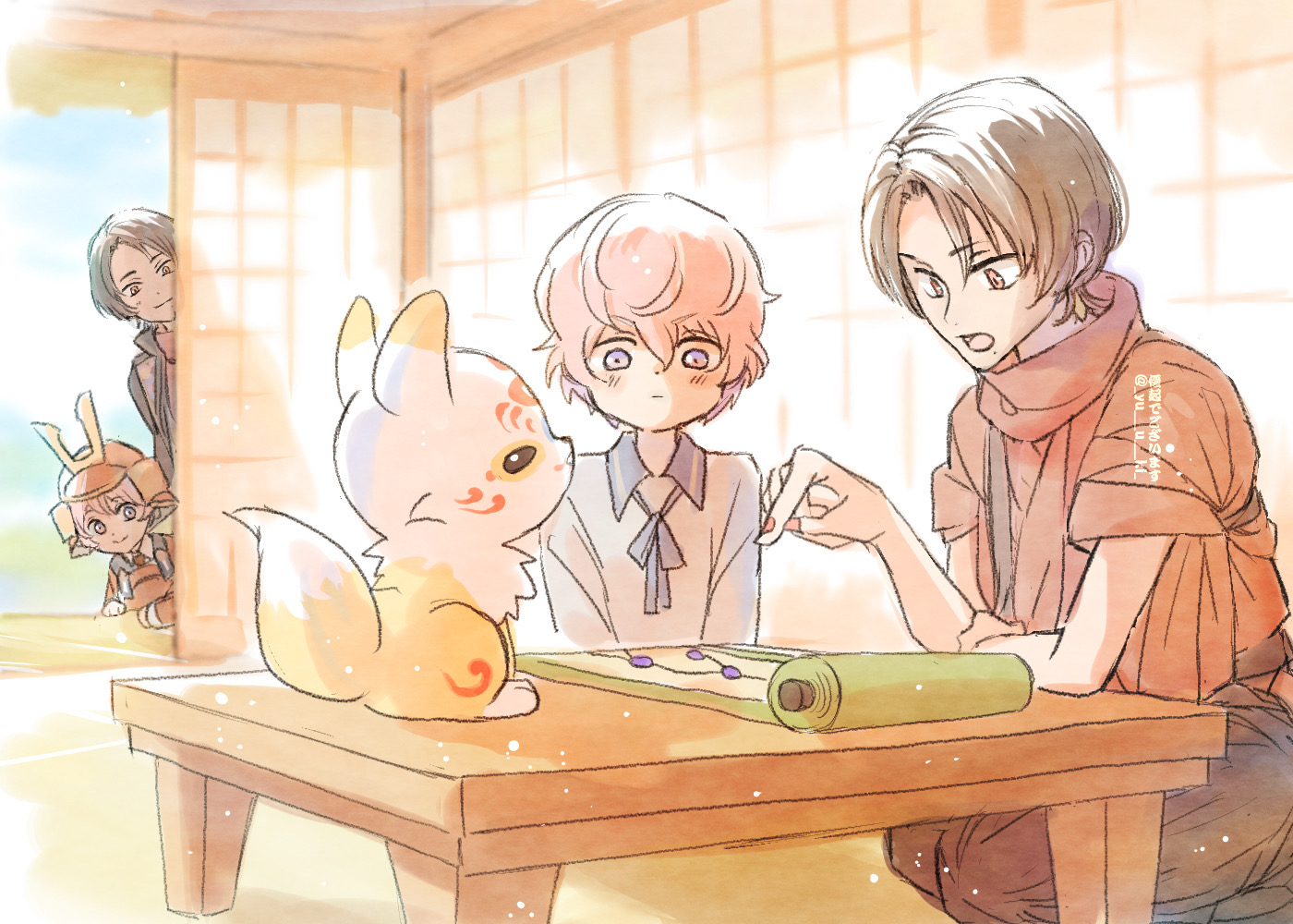 10周年特别任务“不能忘记初心”插画图片壁纸