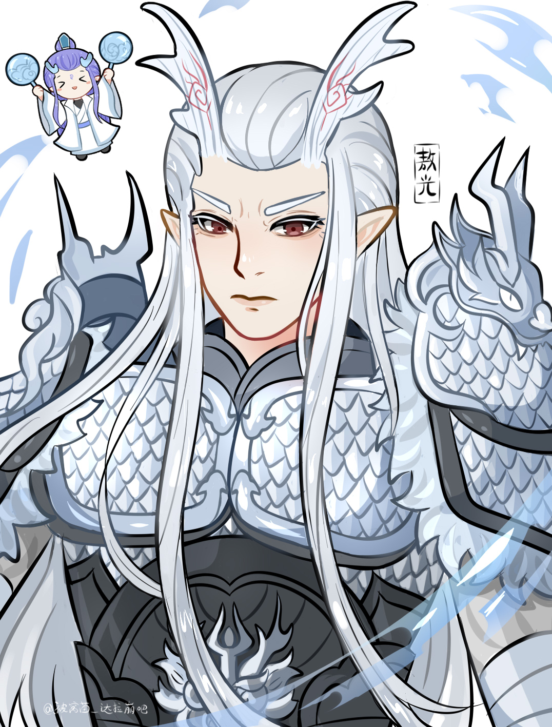 龙爹插画图片壁纸