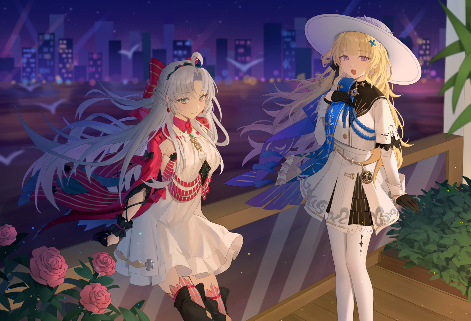 Carlotta&Phoebe插画图片壁纸