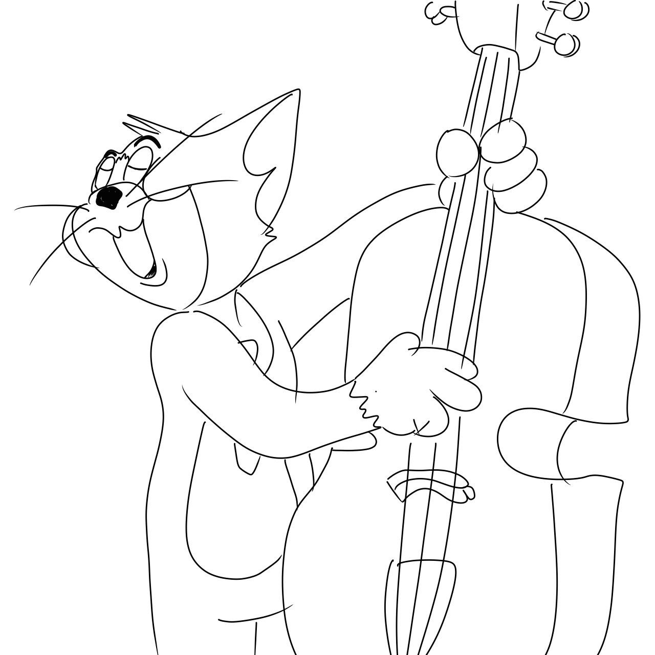 ある日のコタマ-交叉路トムとジェリー先生