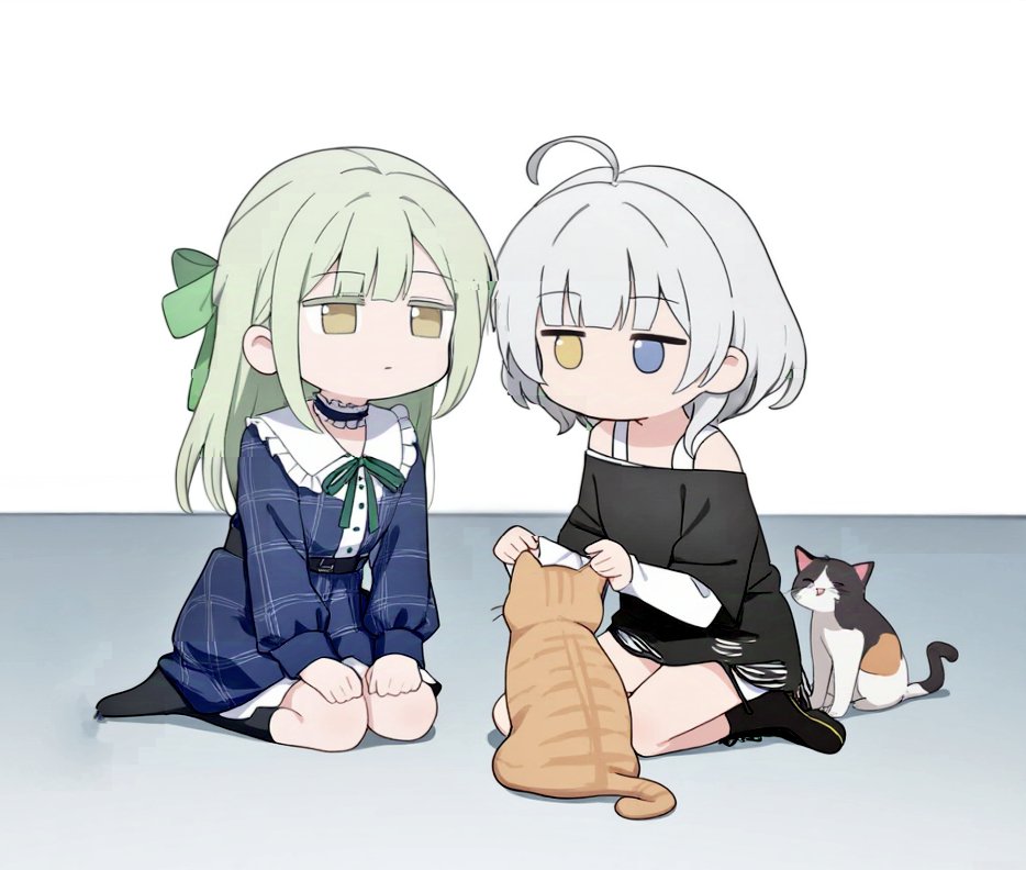莫猫猫插画图片壁纸