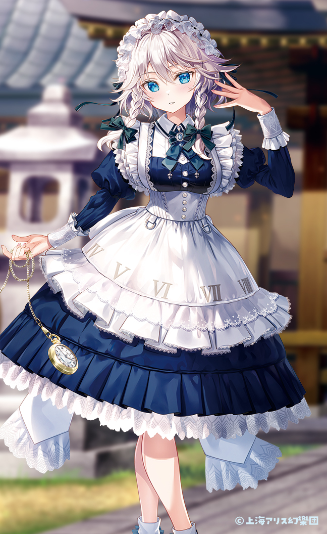 十六夜 咲夜插画图片壁纸