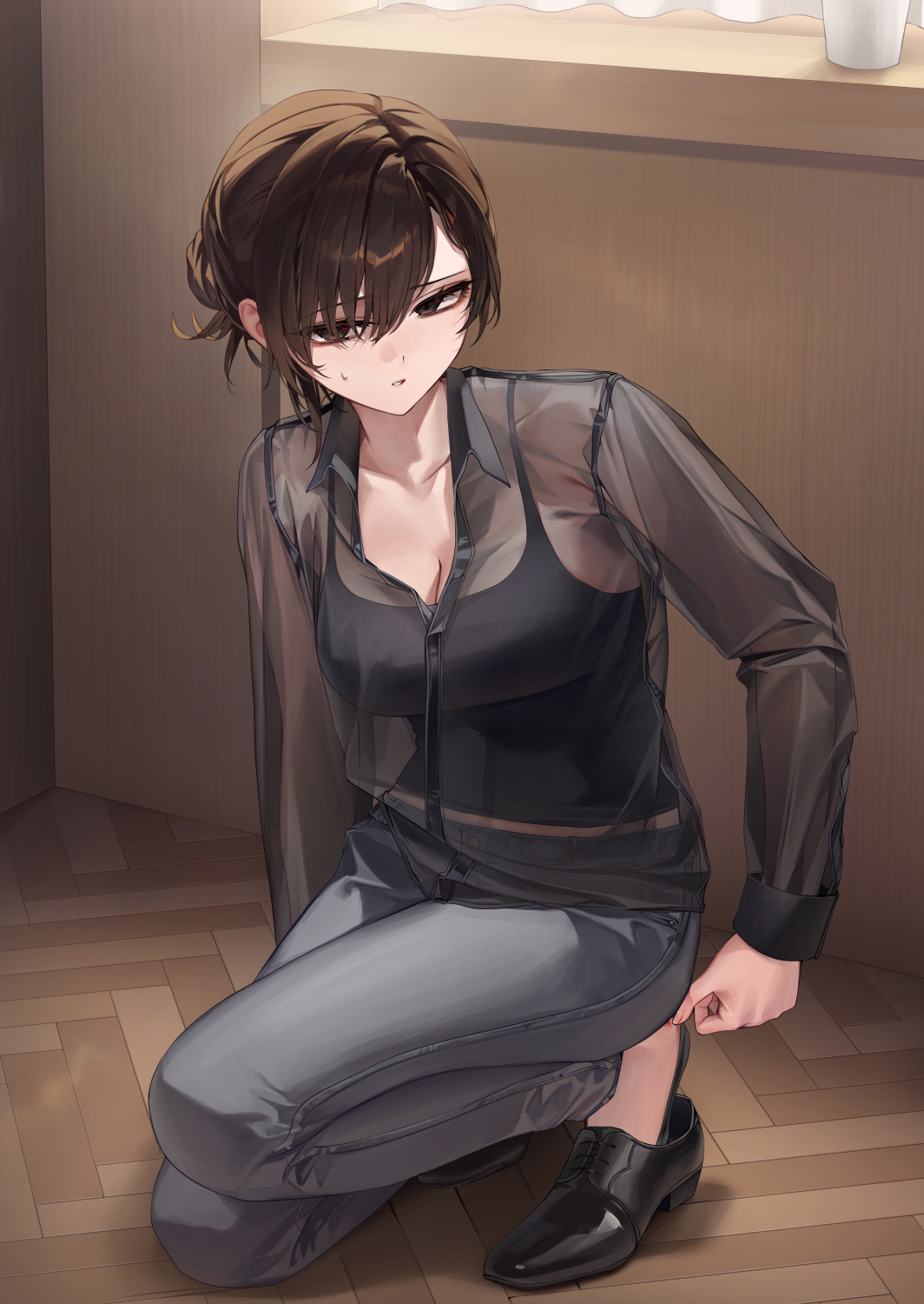 “那个……有创可贴吗？好像有点擦伤……”