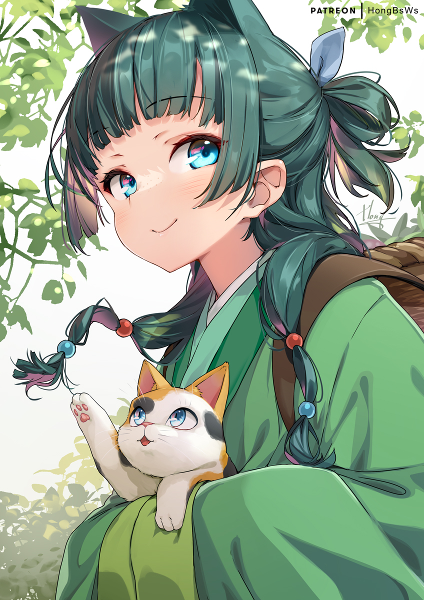 猫猫插画图片壁纸