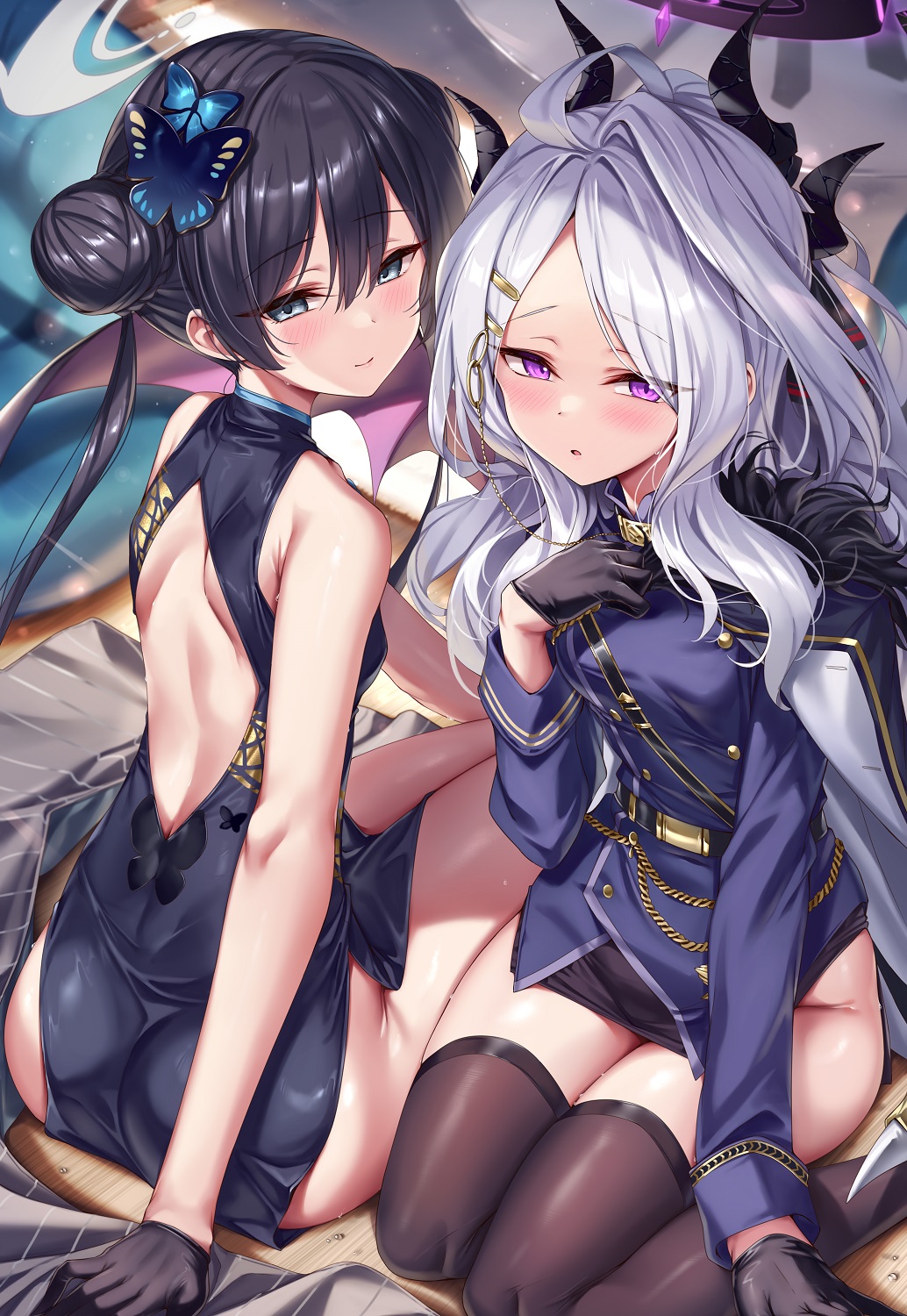 希娜&琪琪生日插画图片壁纸