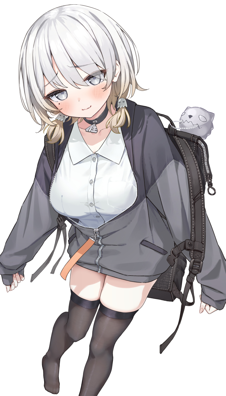 かまってほしい気弱おさげウルフちゃん插画图片壁纸