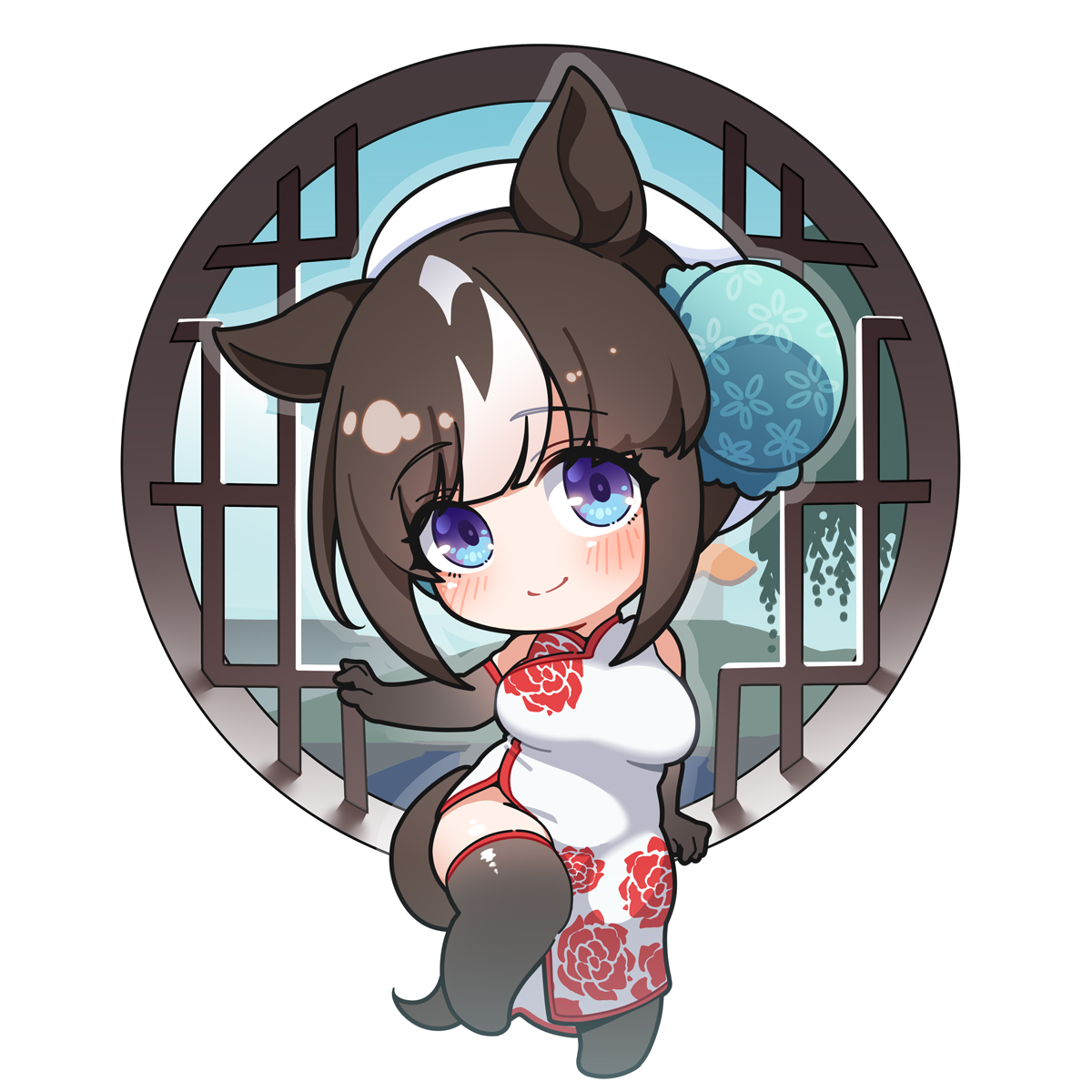 苫小牧娘娘插画图片壁纸