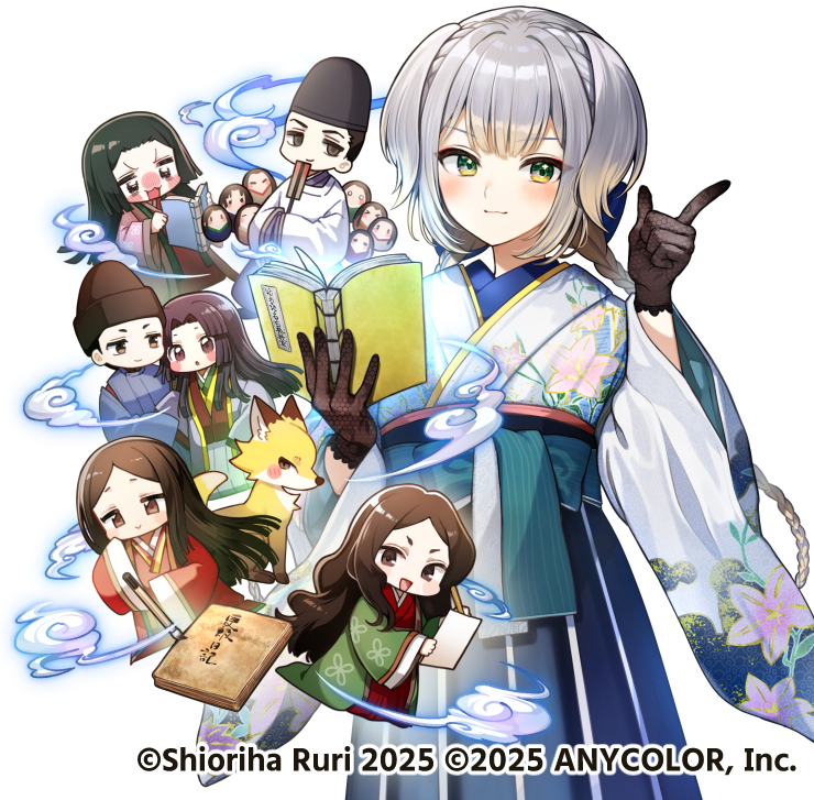 《宽松的古典教室御宅族实际上是平安贵族》插画图片壁纸