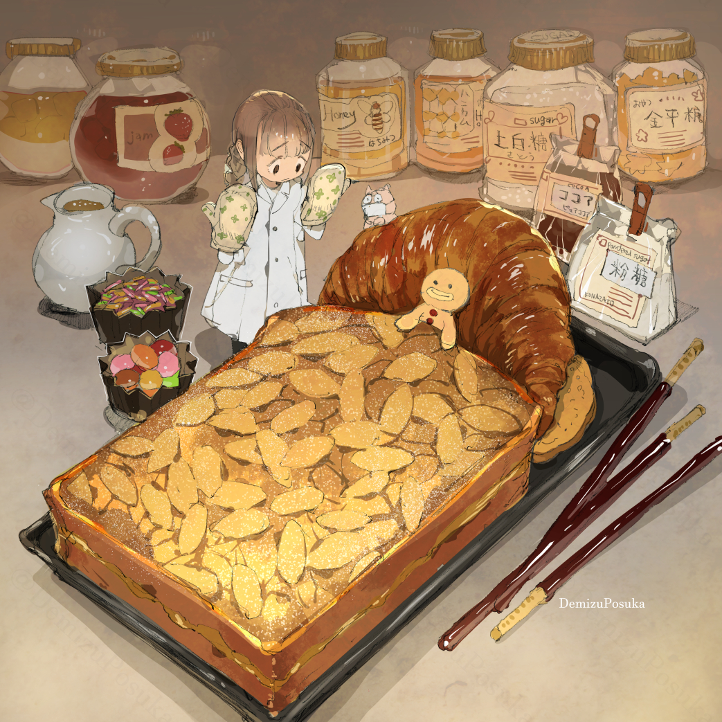 住院中的曲奇人插画图片壁纸