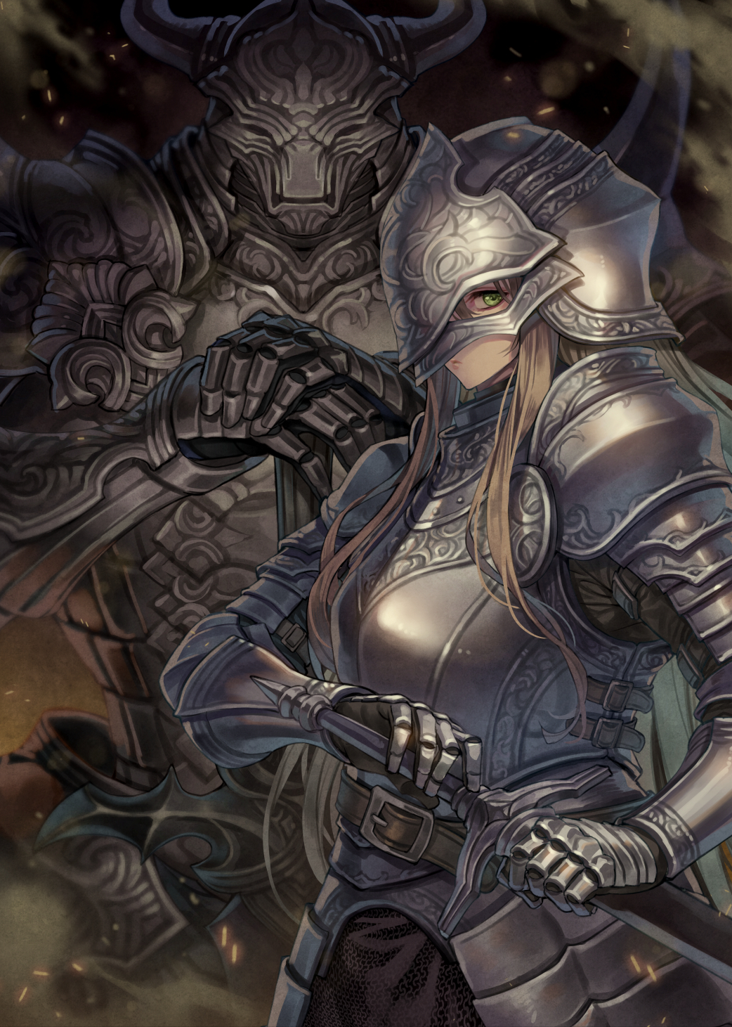 騎士插画图片壁纸