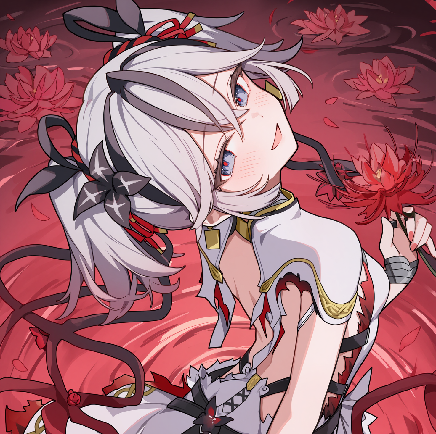 逃げるなよ~-AIイラストツバキ(鳴潮)