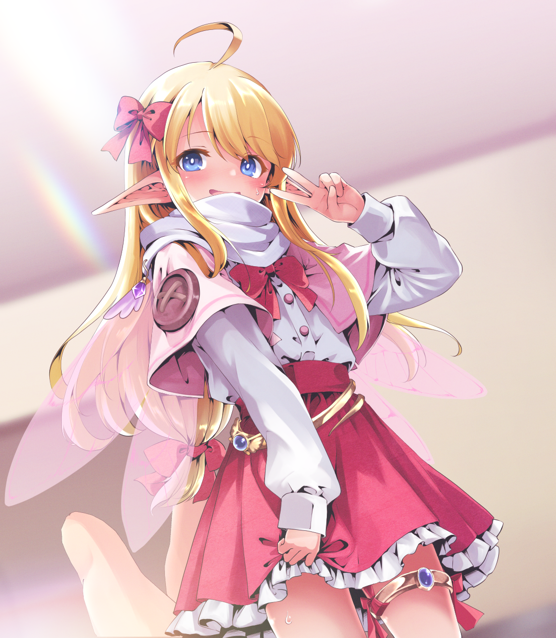 妖精さんおしゃれ考插画图片壁纸