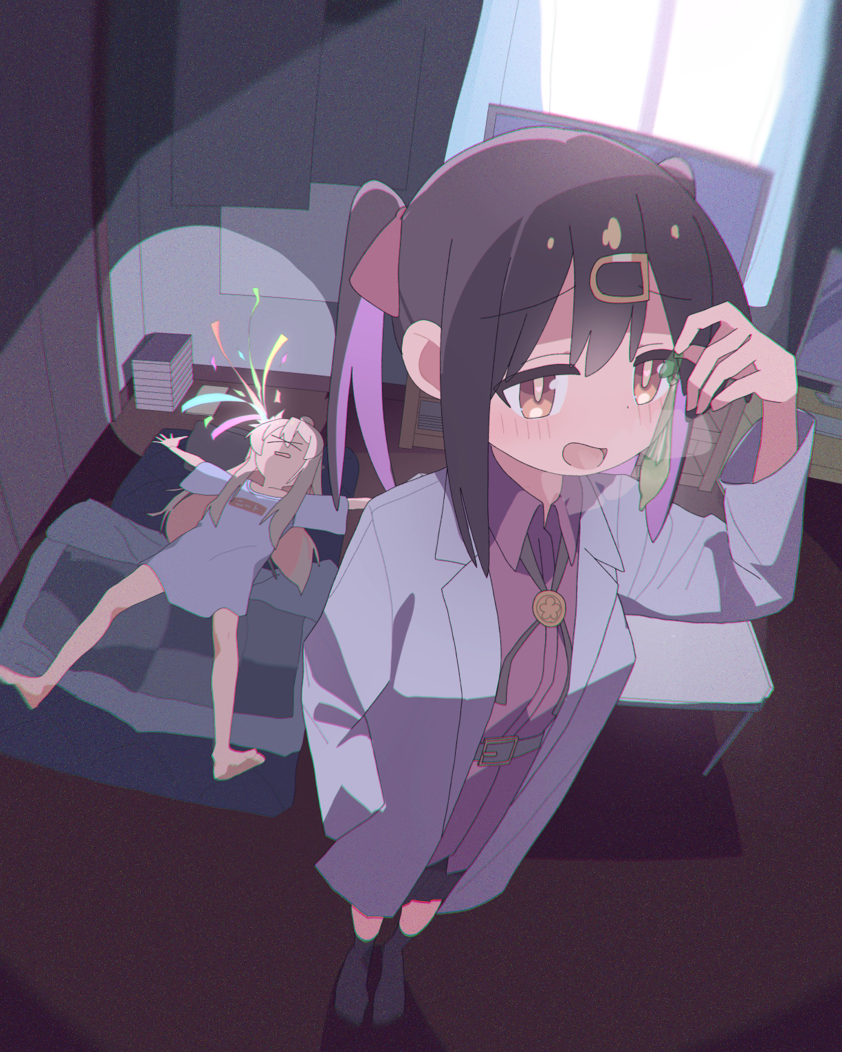 みはりちゃんとまひろちゃん插画图片壁纸