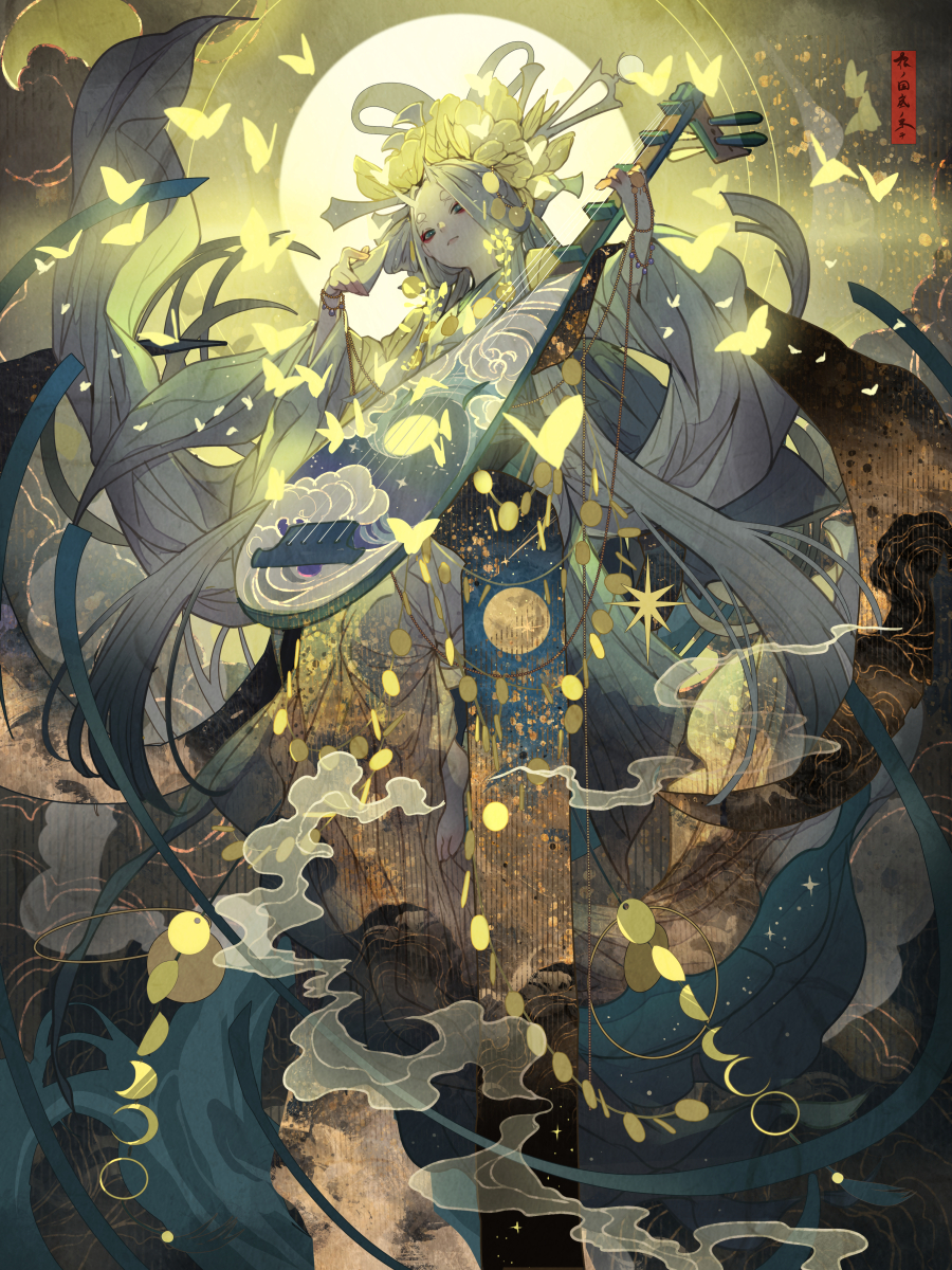 待宵月-根の国底の果て-插画图片壁纸