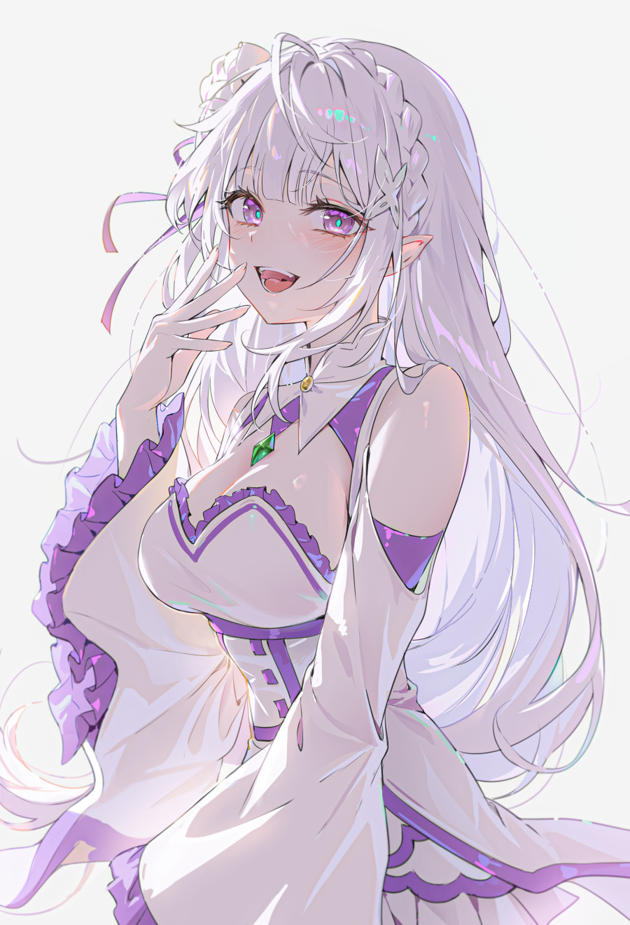 エミリア插画图片壁纸