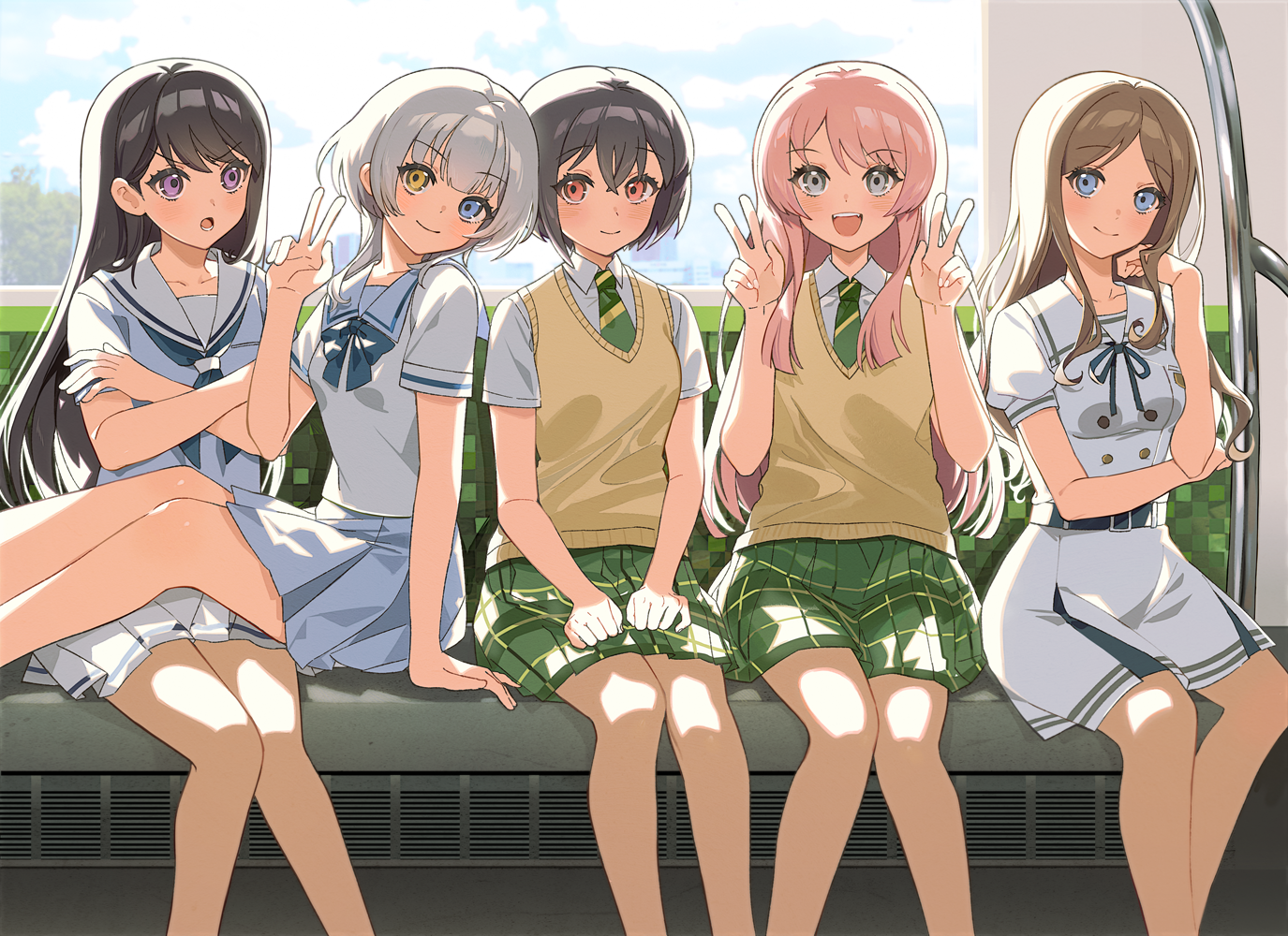 電車插画图片壁纸