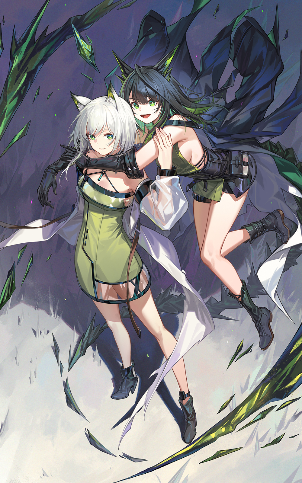 猫猫插画图片壁纸