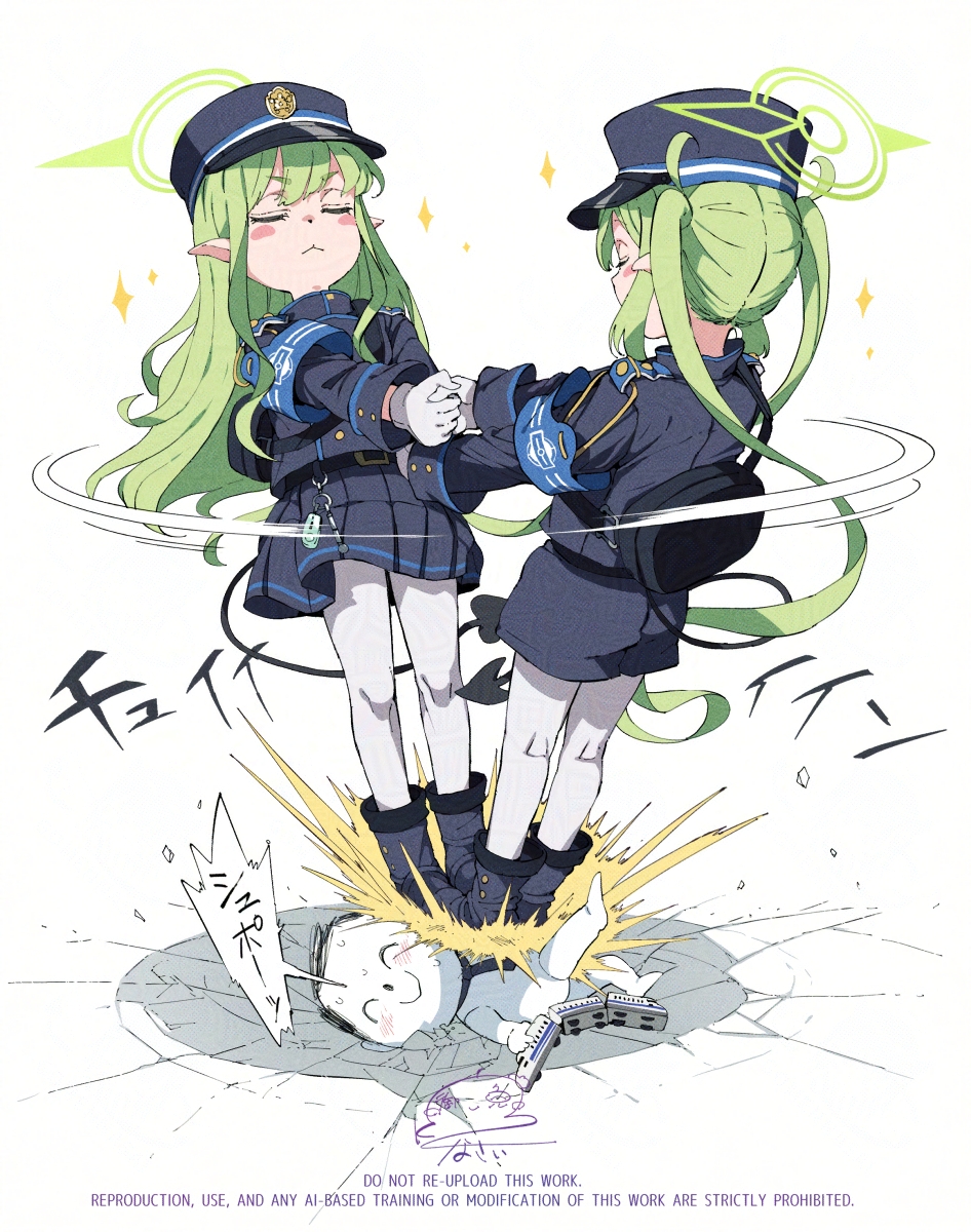 ヒカリとノゾミと先生插画图片壁纸