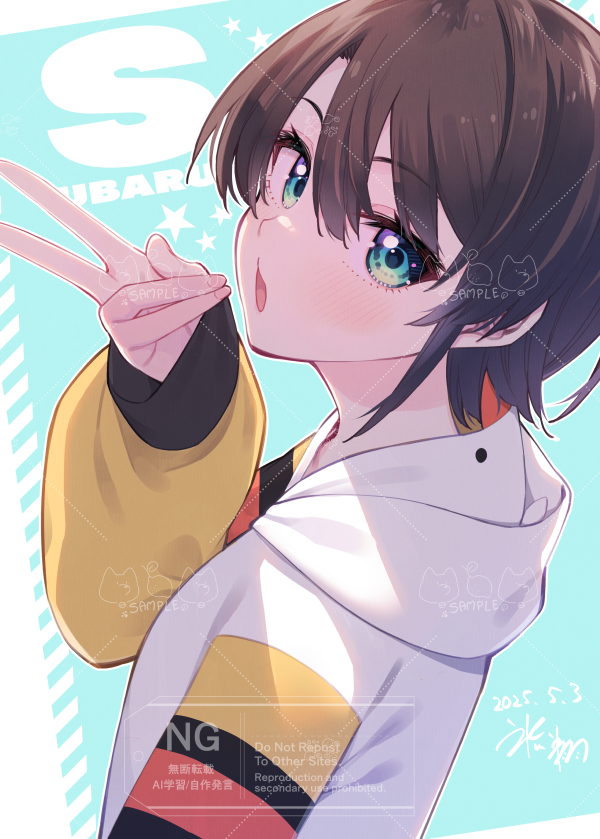 しゅばピース插画图片壁纸