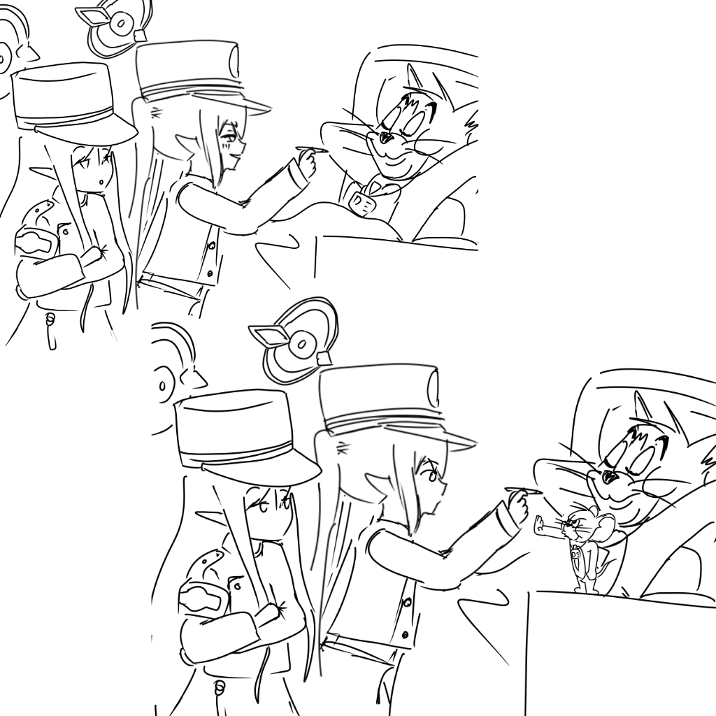 トムとジェリー先生とノゾミとヒカリ