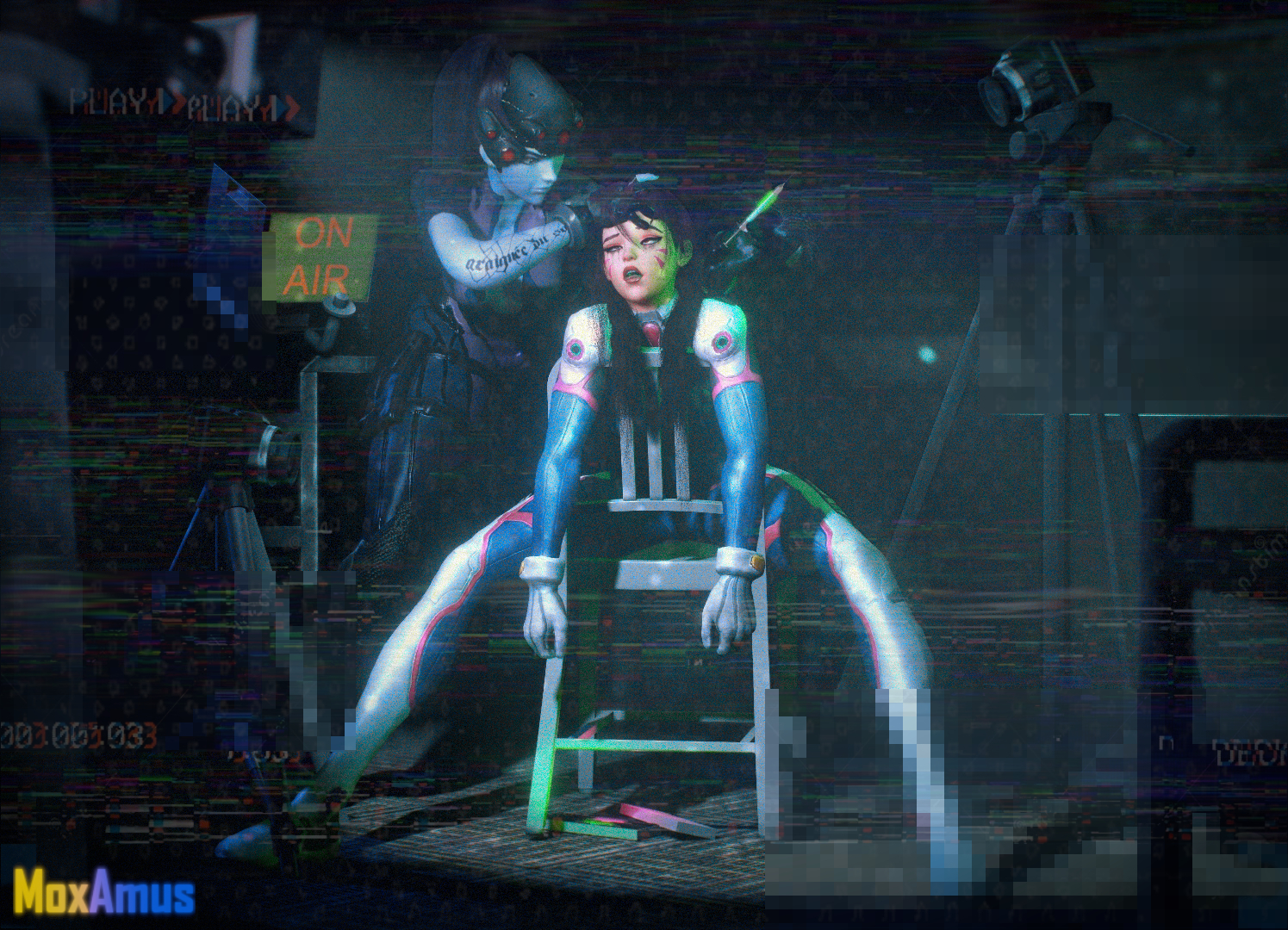 Widowmaker's Sleepy Live-Stream头像同人高清图