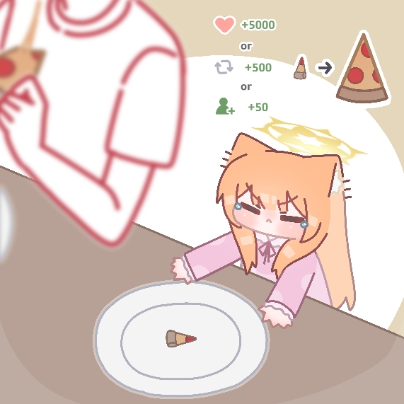 pizza4插画图片壁纸