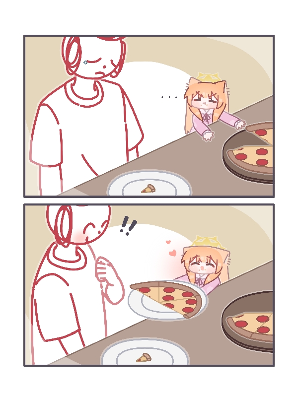 pizza！插画图片壁纸