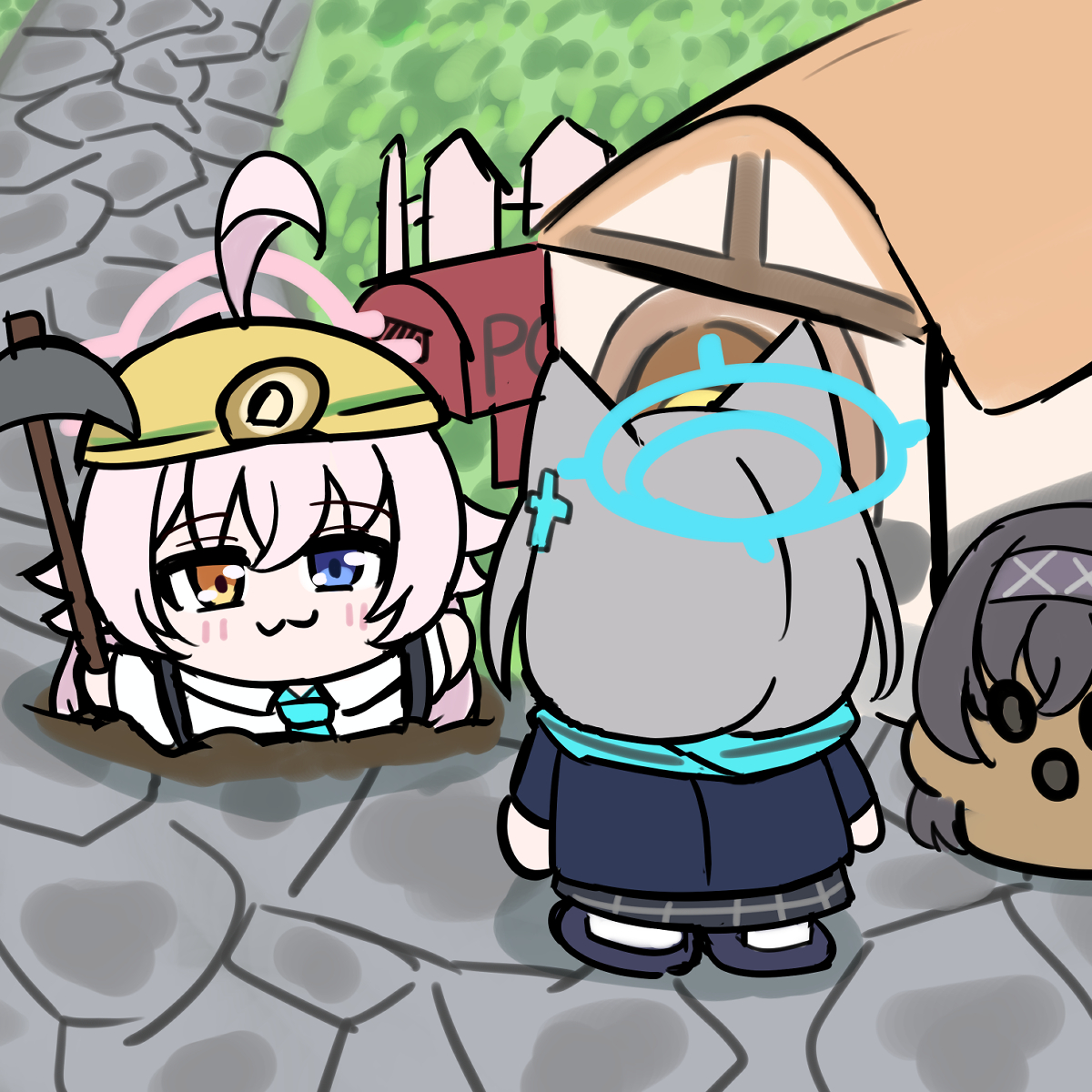 謎の落書き群２插画图片壁纸