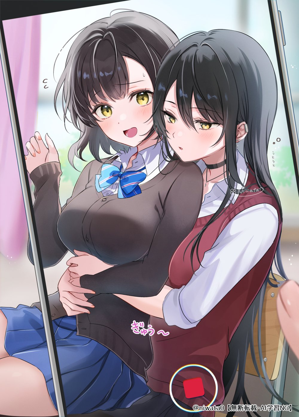 「あ…これはその…！」(誰もいないと思ったのに～)头像同人高清图