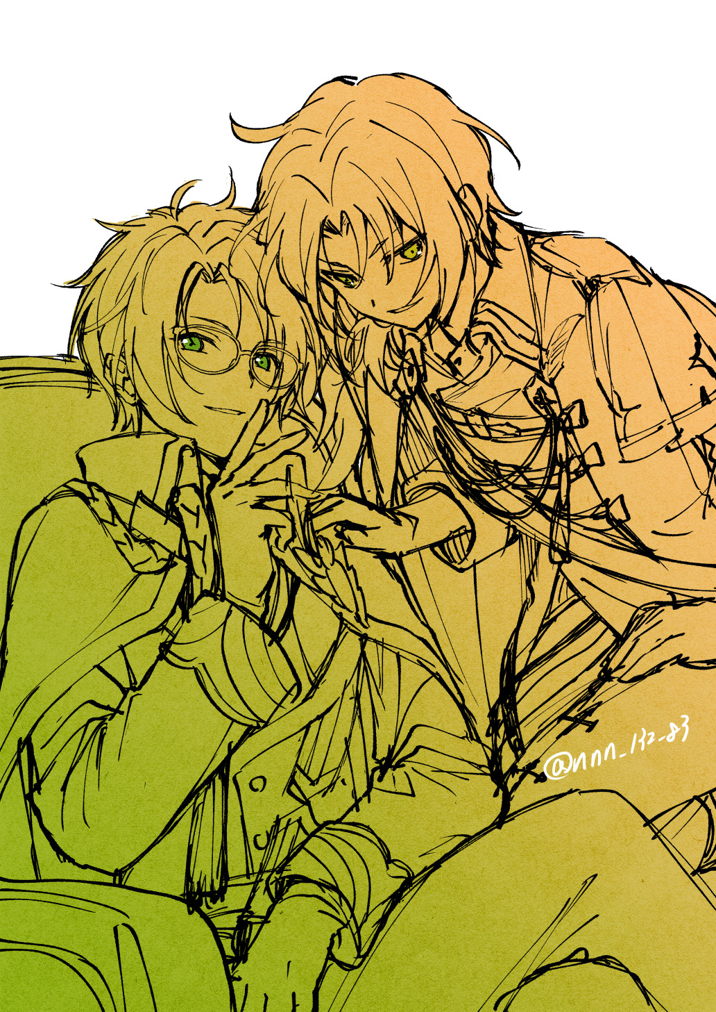 真とレオのまとめ插画图片壁纸