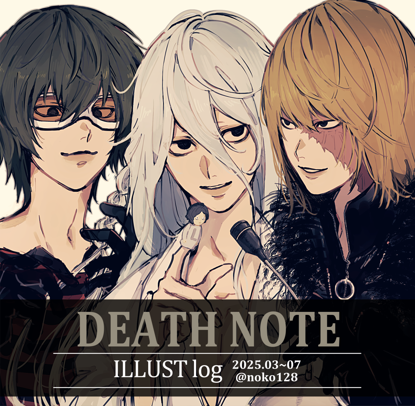 DEATH NOTE log插画图片壁纸