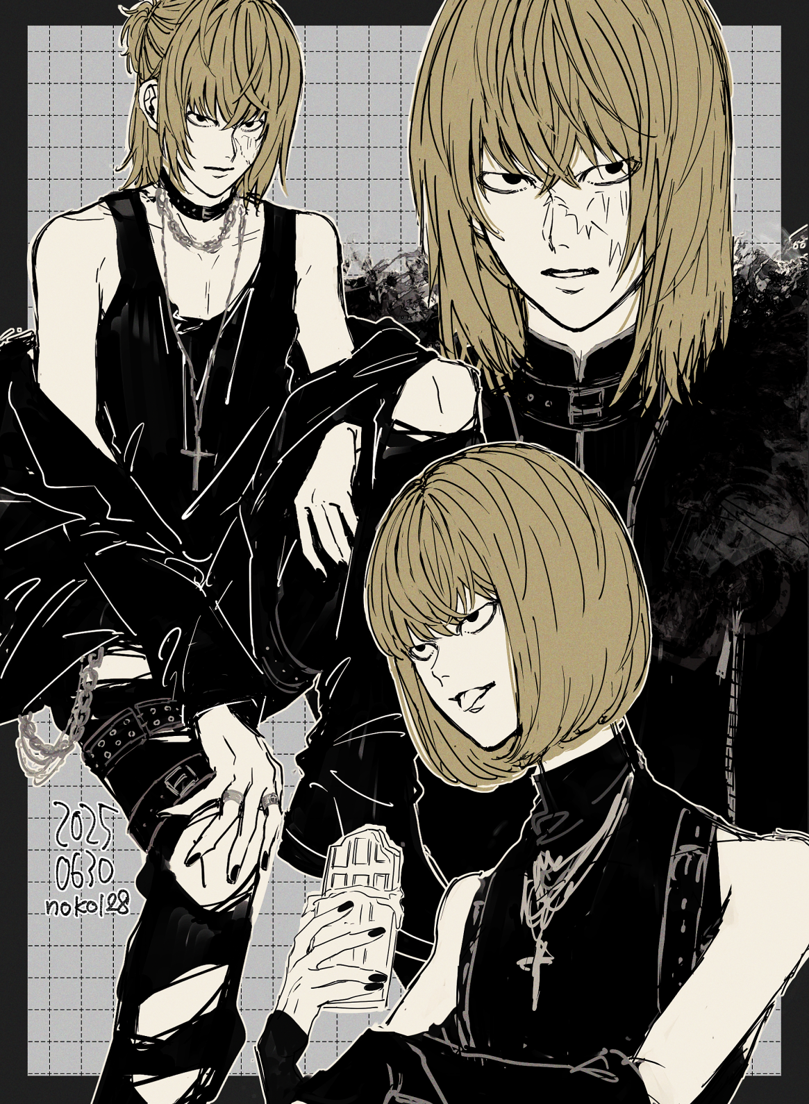 DEATH NOTE log插画图片壁纸